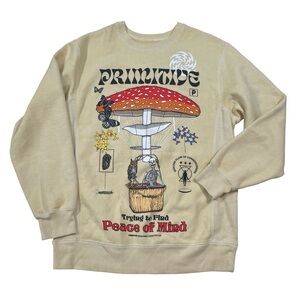 Primitive Skateboarding Size S Elevator Washed Crewneck Sweatshirt (Retail $70)